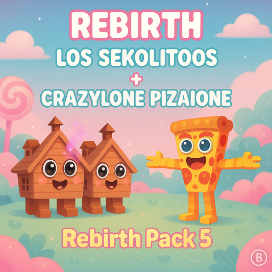 🧠 REBIRTH PACK 5 – Los Sekolitos + Crazylone Pizaione