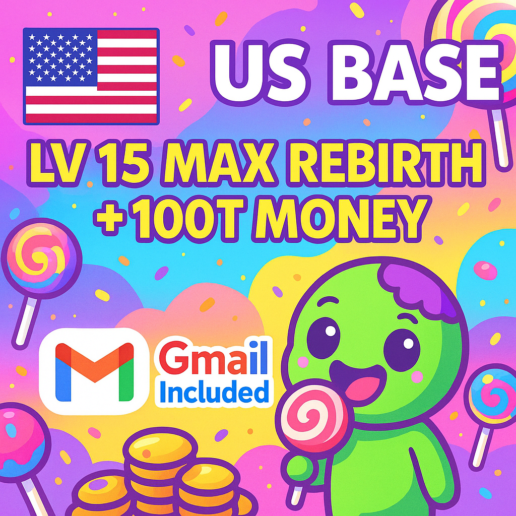 US Base – LV 15 Max Rebirth + 100T Money